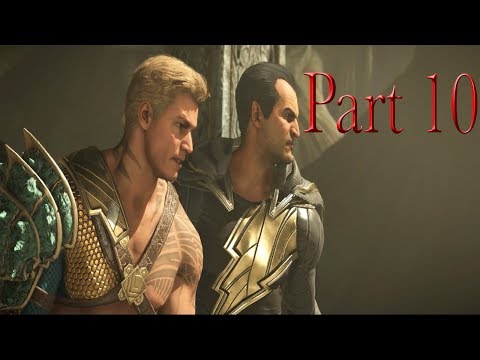 Injustice 2 Walkthrough Gameplay Part 10 No Commentary - Story Chapter 10: Aquaman & Black Adam