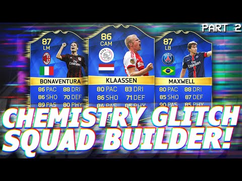 CHEMISTRY GLITCH SQUAD BUILDER!!! Ft. TOTS Maxwell & TOTS Bonaventura | FIFA 16 Ultimate Team