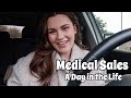 A DAY IN THE LIFE OF A MEDICAL SALES REP | Breaking into the Industry, Sales Tips, Traveling Alone