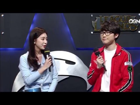 2016 LCK Spring W11 - Longzhu Gaming vs. SKTelecom T1 MVP Interview