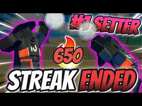 I Teamed Up with the BEST Setter and ENDED the #1 Ranked Streak In Volleyball Legends!