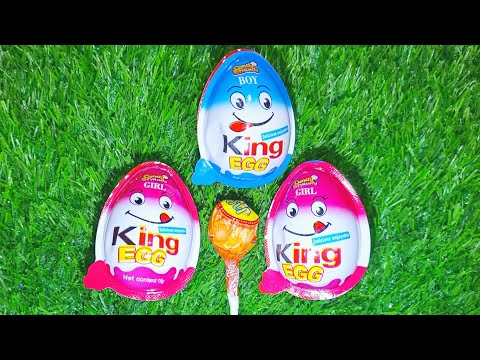 Surprise Eggs Unboxing | Lot's Of Surprise Eggs and Kinder Joy Fun Video | ASMR lollipop