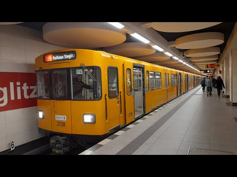 Mitfahrt in der kompletten U9 von Osloer Straße bis Rathaus Steglitz im F84 2738