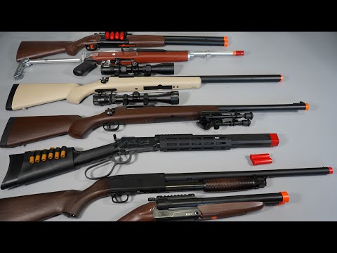 Hunter Style Sniper rifle Nerf Gun Toy Gun - Double Barreled Shotgun -Realistic Toy Guns Collection