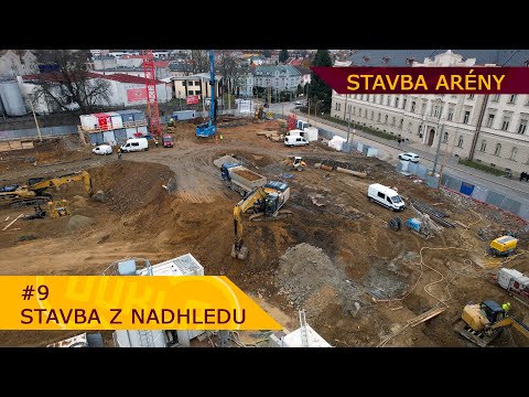 Stavba arény - #9 (Stavba z nadhledu)