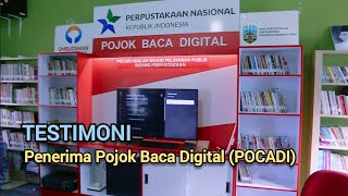 Testimoni Penerima Pojok Baca Digital (POCADI)