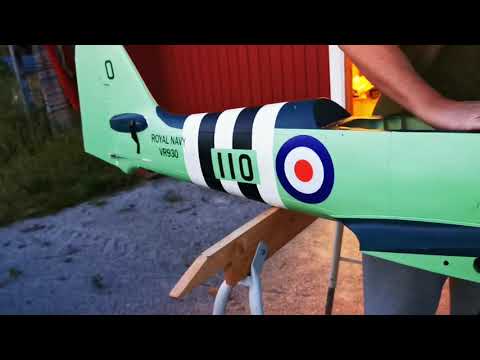Cy models sea fury 95in. Moki 150. first start