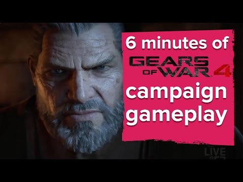 6 minutes of Gears of War 4 campaign gameplay - Xbox E3 2016