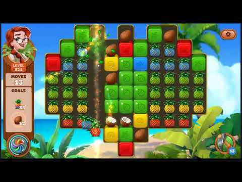 Lost Island Blast Adventure Level 821 - NO BOOSTERS 🏝️ | SKILLGAMING ✔️