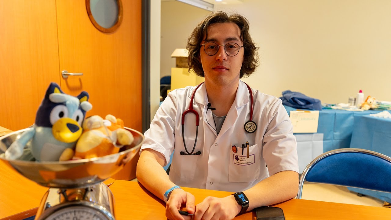 L'Hôpital des Nounours au CHU de Poitiers : Milan, étudiant en médecine
