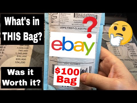 $100 eBay Mystery Pack Grab Bag - Silver Coins and More