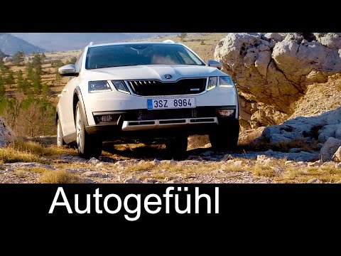 Skoda Octavia Scout Facelift Exterior & Offroad driving scenes Preview new neu