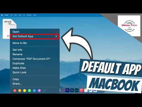 How to Change default Apps on Macbook | Set default app for opening File on Mac