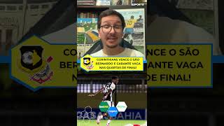 VAGA CARIMBADA! CORINTHIANS VENCE O SÃO BERNARDO E AVANÇA! ⚽🔥