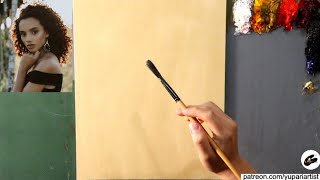 Start of a New PORTRAIT Painting!! Oil Painting - LIVE