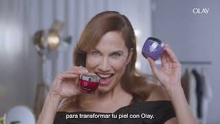 Olay Transforma tu piel  anuncio