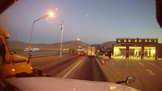 preview picture of video 'LKW Waage Weigh Station, DOT Scale, Scale House, I-5 South, California, near WHEELER RIDGE'