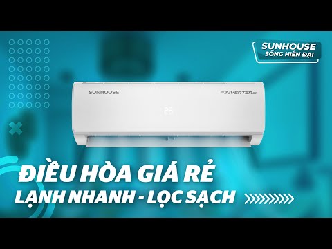Đánh giá điều hòa SUNHOUSE SHR-AW09IC610 Inverter: làm lạnh và lọc bụi hiệu quả, giá mềm