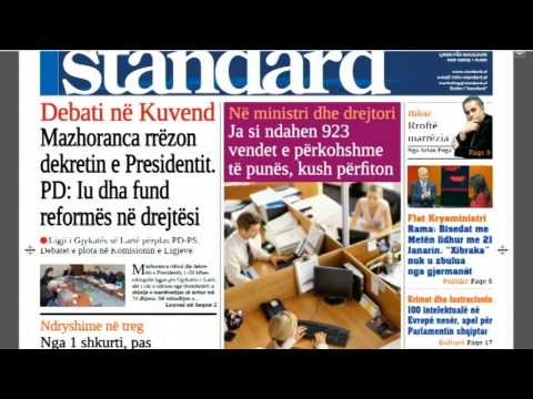 Shtypi i Dites 27.01.15- Dite e Re- Ora News