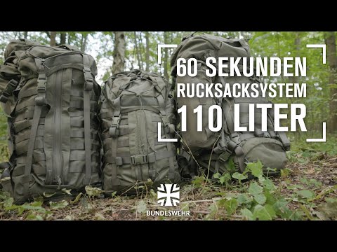 60 Sekunden | Das Rucksacksystem 110 Liter | Bundeswehr
