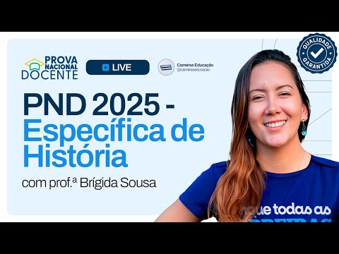 Aula Específica de História para Concursos com Profª Brígida Sousa – Tudo que Cai na Prova