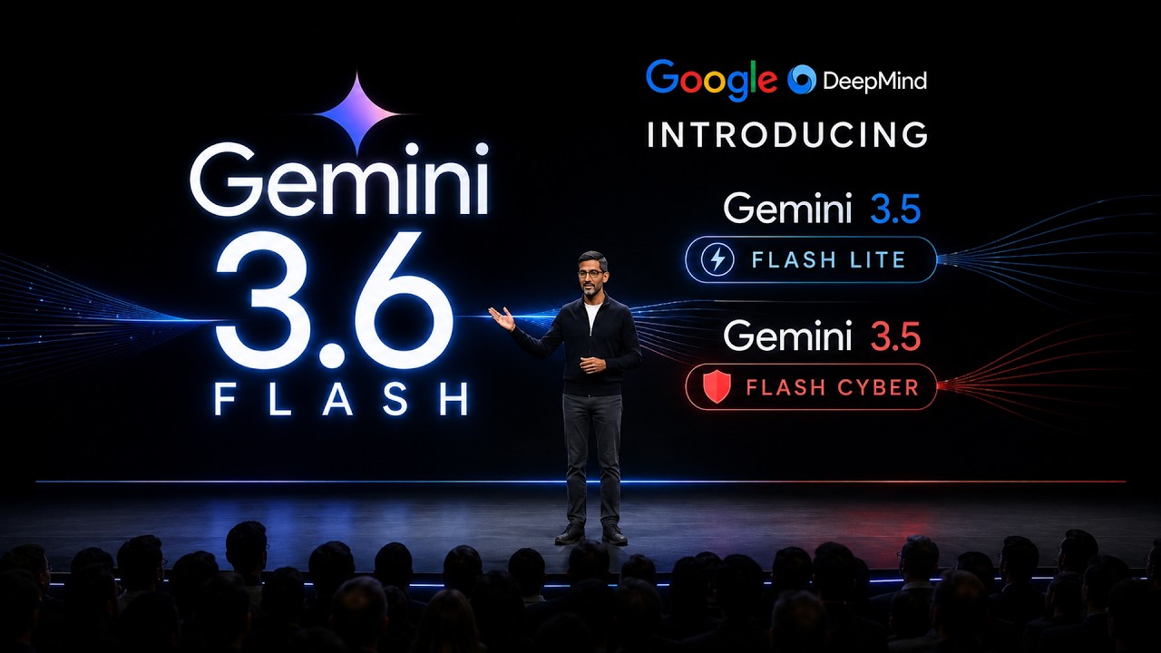 Gemini 3.6 Flash Is Here — Google’s 3 New Models vs Claude and OpenAI