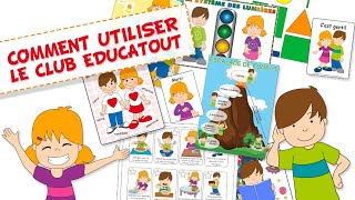 Comment utiliser le Club educatout?