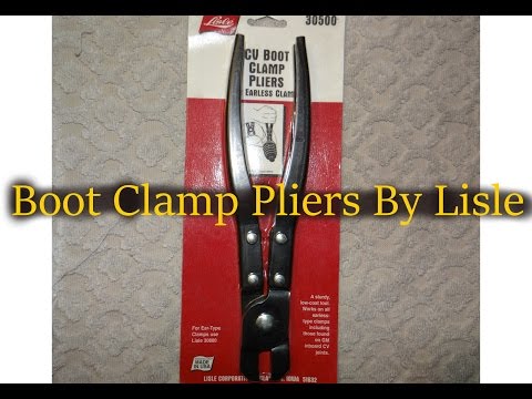 Lisle CV boot clamp pliers review and CV axles discussion