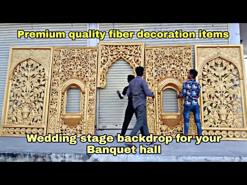 Magnetic crafts fiber stage and backdrop, for wedding