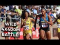 EPIC Race Between Hydel & Bullis School In Championship Of America Girls 4x400m At Penn Relays 2024