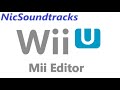 Wii U OST Mii Editor