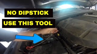 How to check transmission fluid 2012 Dodge Durango