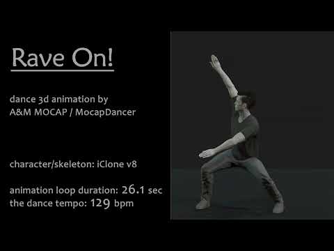 A&M - Rave On (129bpm) - dance animation - iClone/Motion - Reallusion  Content Store