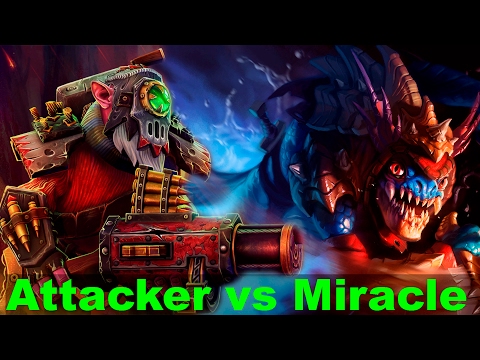 Attacker vs Miracle | Sniper vs Slark | hard carry | pro Gameplay | Highlights — Dota 2
