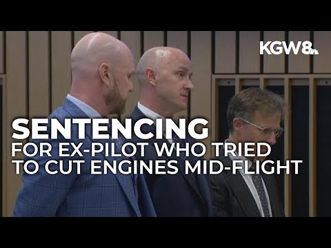 Former Alaska Airlines pilot to be sentenced for trying to cut plane's engines mid-flight