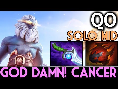QO Dota 2 [Phantom Lancer] God Damn! Solo Mid Cancer