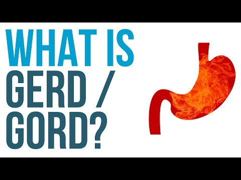 What is GORD/GERD (Gastro Oesophageal Reflux Disease)?