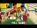 QUALIFICATION TO QTR-FINALS: India v Qatar | Full Basketball Game | FIBA U16 Asian Championship 2023