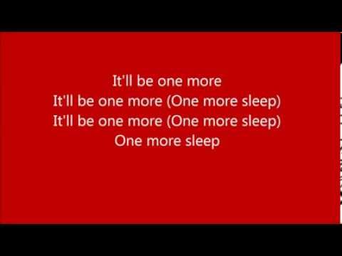 One More Sleep ~ Leona Lewis ~ Lyrics