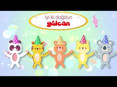 İyi ki Doğdun GÜLCAN - İsme Özel Kırmızı Balık Doğum Günü Şarkısı