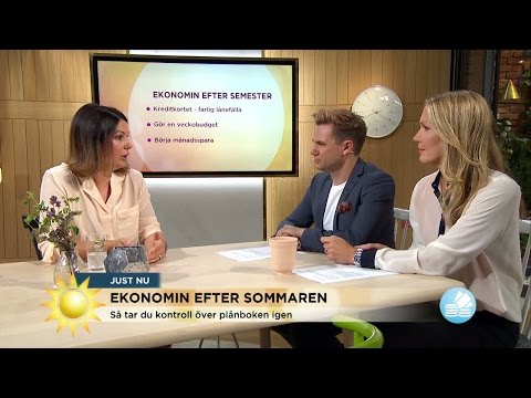 Så får du ekonomin i form efter sommaren - Nyhetsmorgon (TV4)