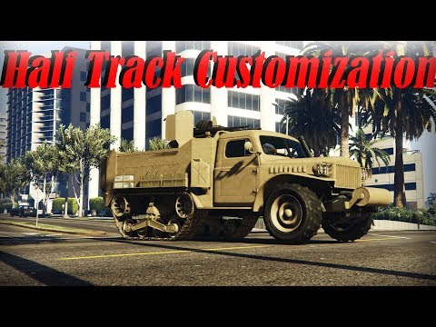 Gta 5 Online | Half Track Duneloader - Gunrunning Update - Customization And Test Drive