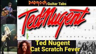 Cat Scratch Fever - Ted Nugent - Guitar + Bass TABS Lesson