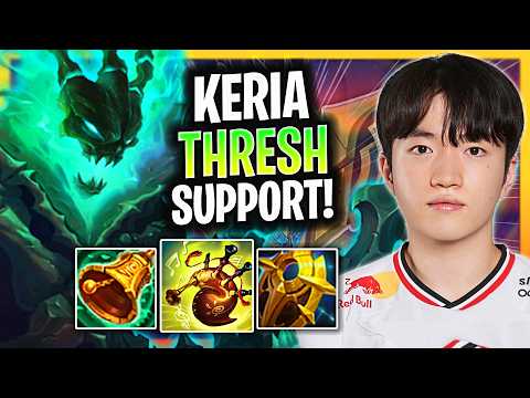 T1 KERIA THRESH PLAY MAKING MASTERCLASS! | T1 Keria Thresh SUPPORT Guide Patch 26.3 High Elo
