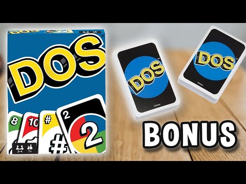 DOS (FARBBONUS) - Spielregeln TV (Spielanleitung Deutsch) - MATTEL GAMING (UNO) KARTENSPIEL BONUS