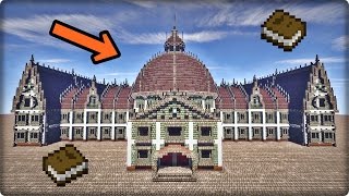 【マインクラフト】図書館を建築してみる【図書館の作り方】