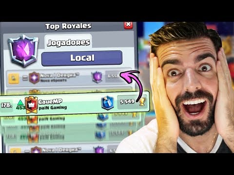 ESTOU NO TOP RANK DO CLASH ROYALE!