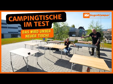 Camping table test: 12 tables compared – which one convinces us?