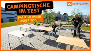 Campingtisch-Test: 12 Tische im Vergleich – Welcher überzeugt uns?