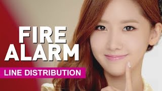 [Line Distribution] SNSD - Fire Alarm